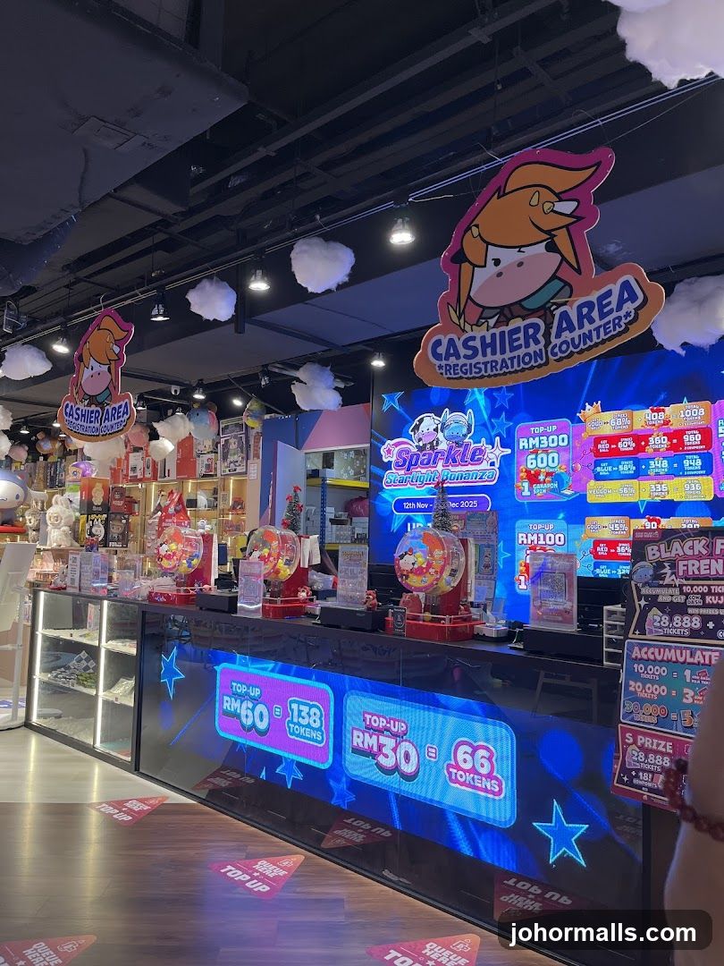 Amusement Center Counter