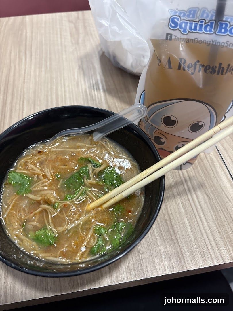 Noodle Soup and Drink