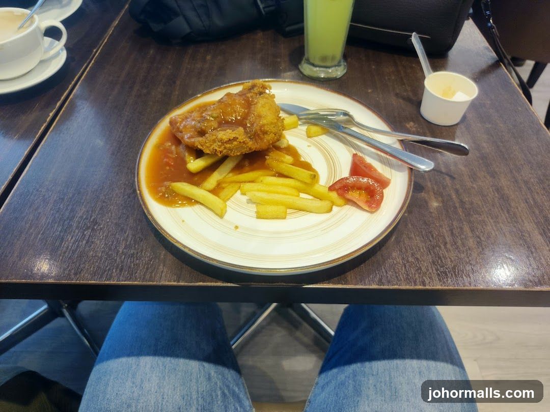 Fried Chicken and Fries