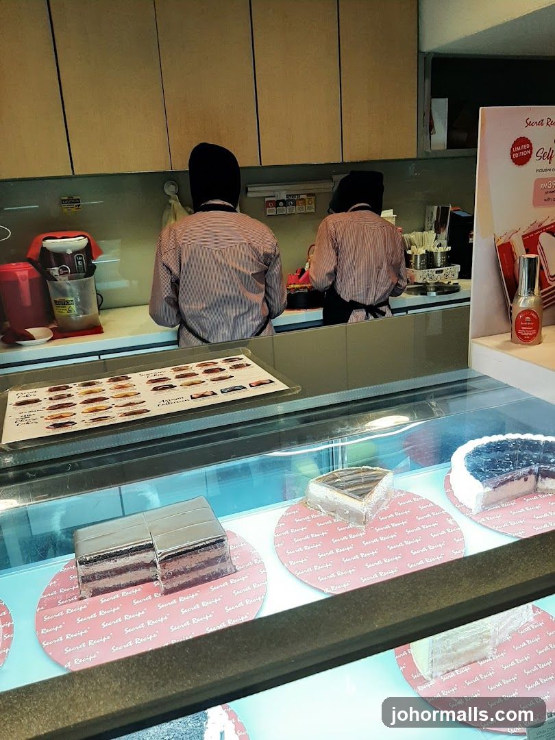Cakes on display