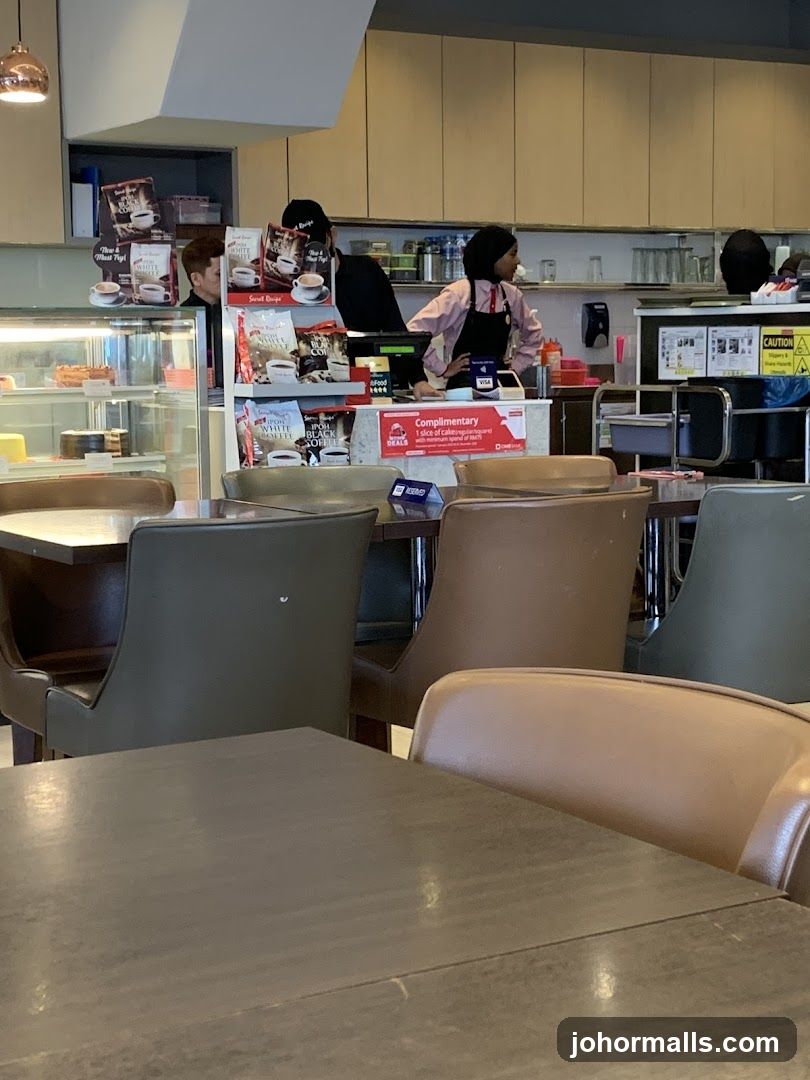 Cafe Counter with Staff