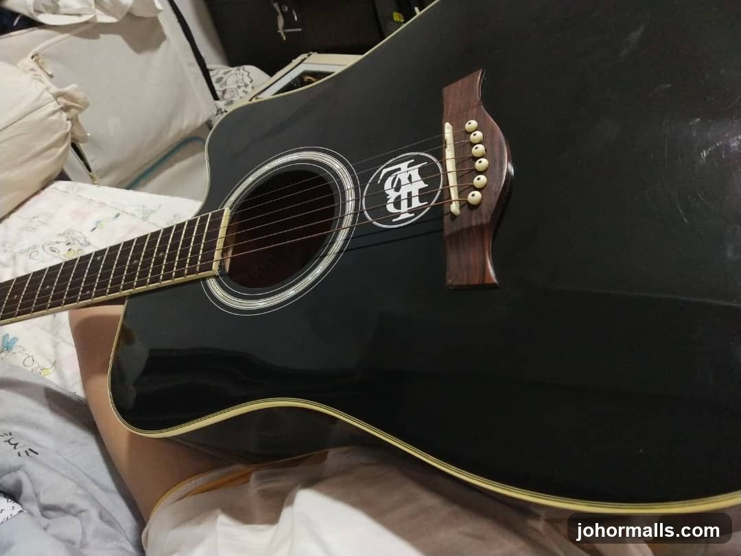 Black Acoustic Guitar