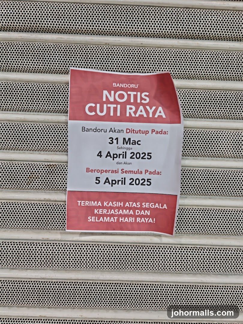 Holiday Notice
