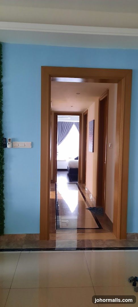 Hallway with Doors
