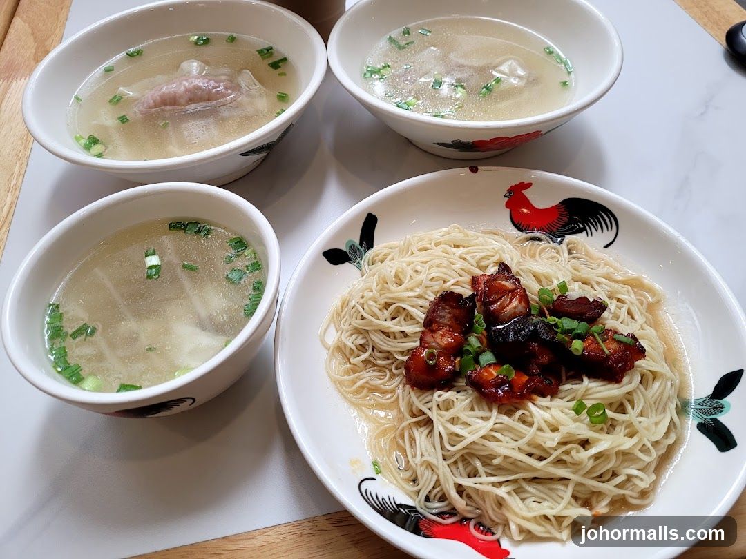 Noodles with Pork and Soup