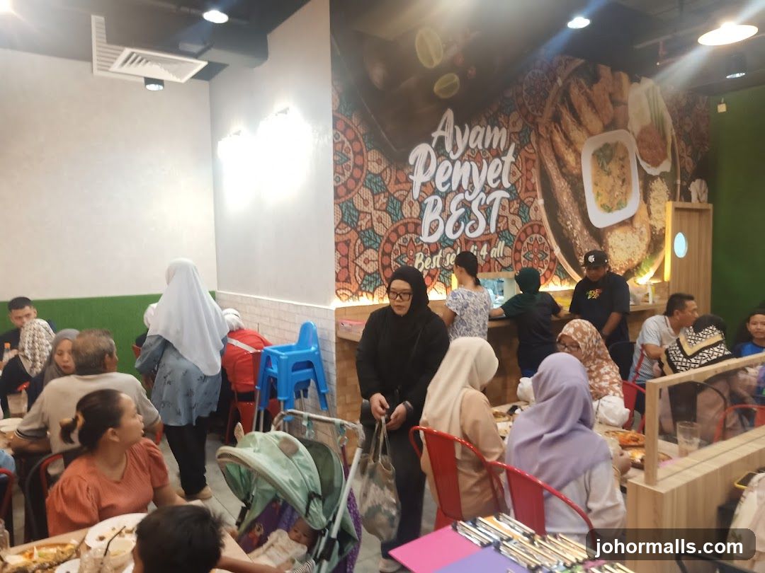 Restaurant Interior with Diners