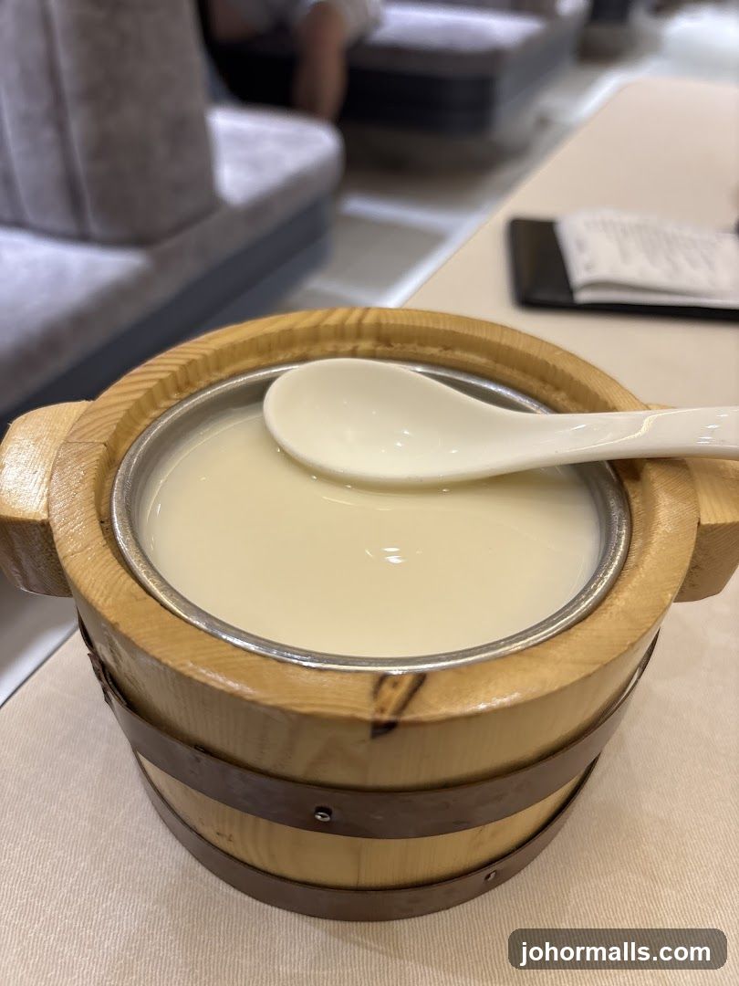Dessert in a Wooden Bucket