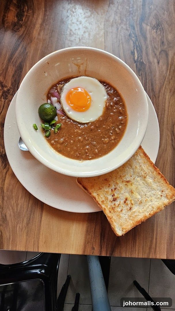 Savory Dish with Fried Egg and Toast