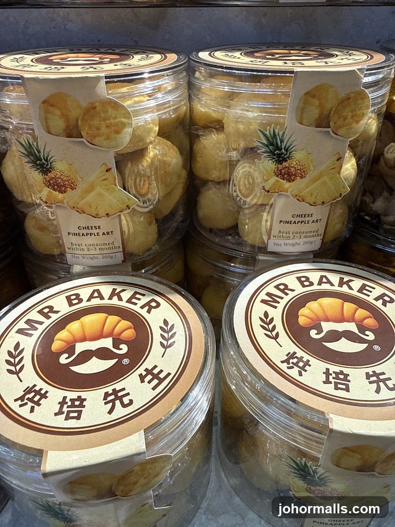 Mr. Baker Cheese Pineapple Art Cookies