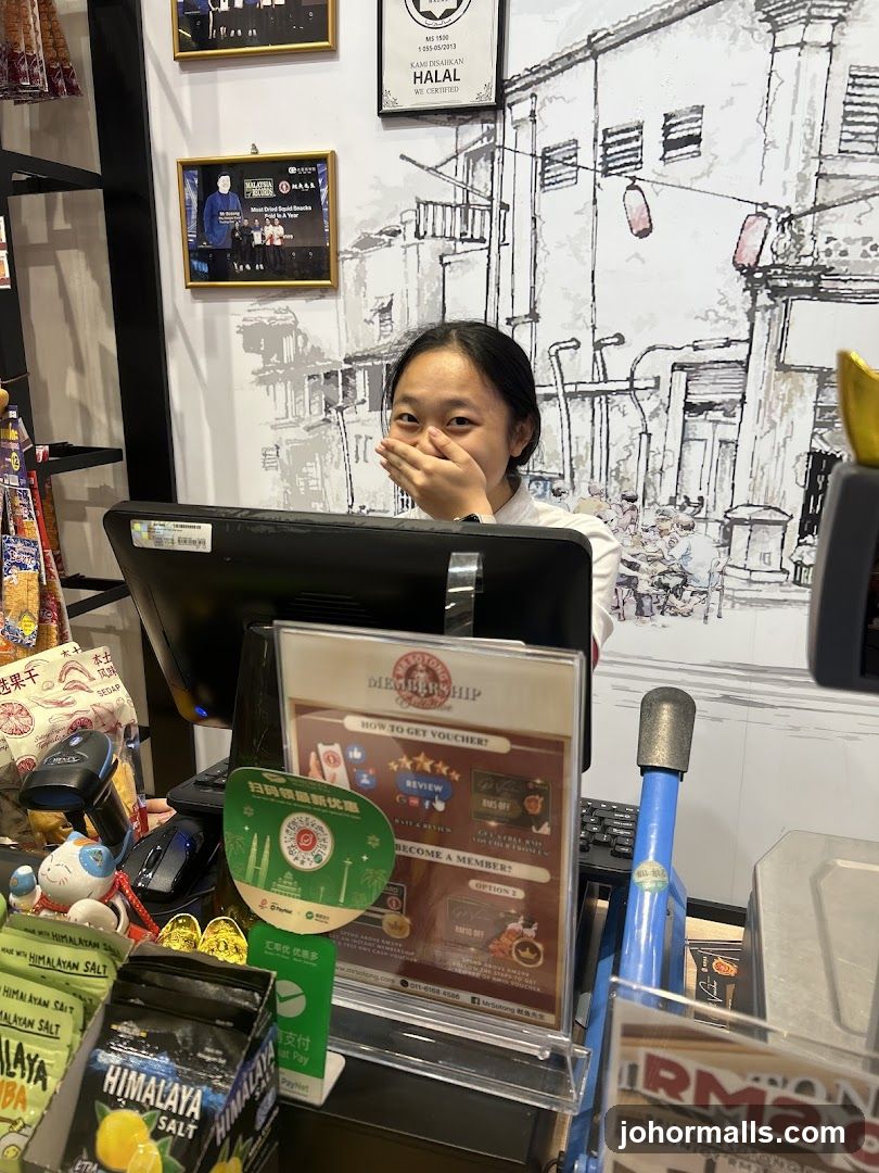 Checkout Counter with Staff