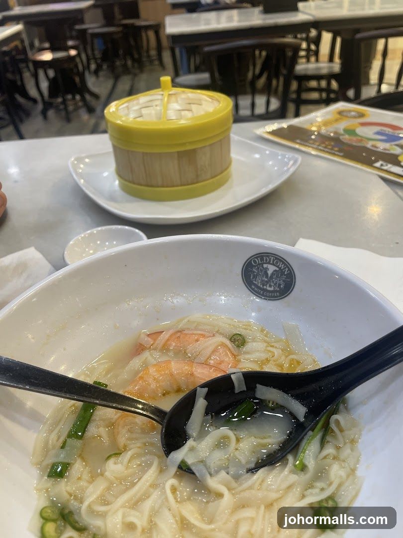 Noodle Soup with Shrimp
