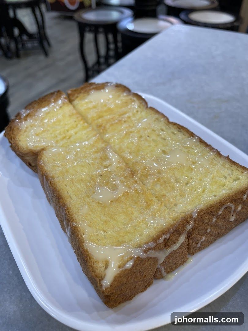 Toast with Condensed Milk