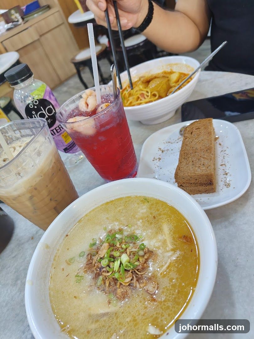Table with Food and Drinks