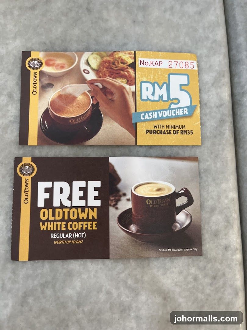 OldTown White Coffee Vouchers