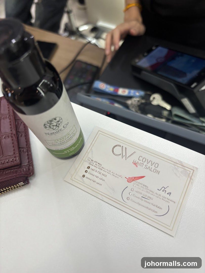 Business Card and Hair Product