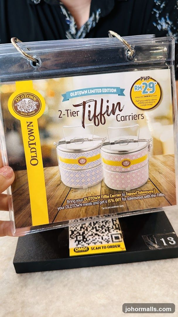 Oldtown Limited Edition 2-Tier Tiffin Carriers