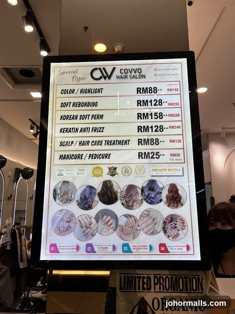 Covvo Hair Salon Special Offer
