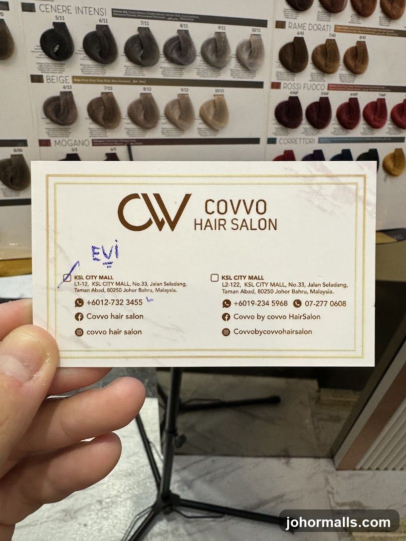Covvo Hair Salon Business Card