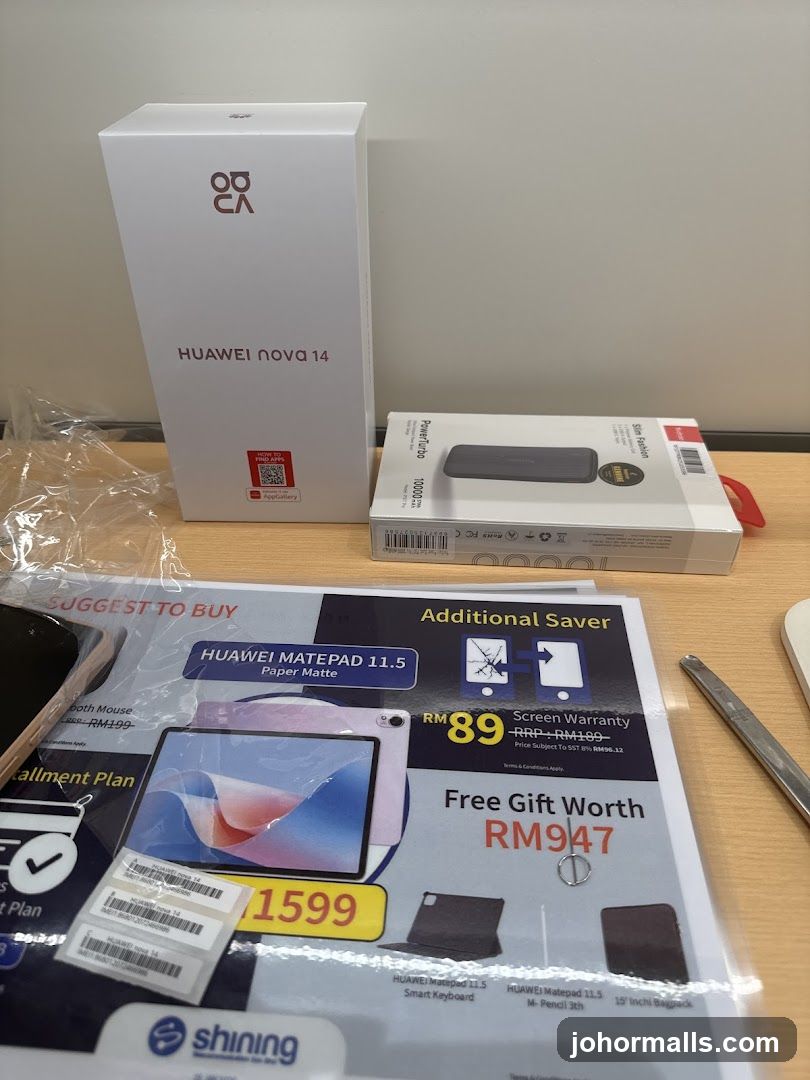 Huawei Nova 14 and Matepad 11.5 Promotion