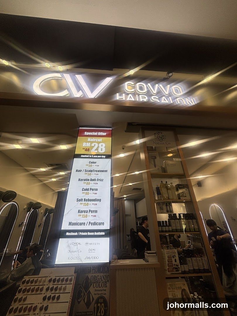 Covvo Hair Salon Interior