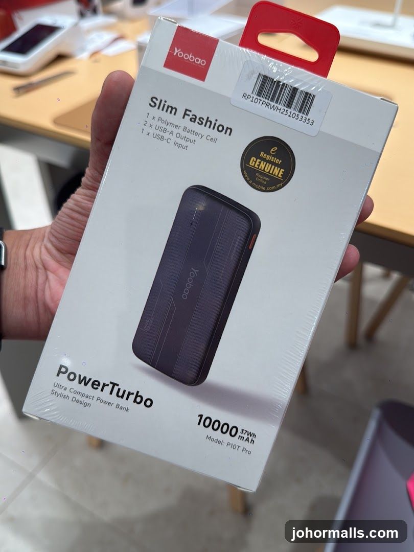 Yoobao Power Bank Packaging