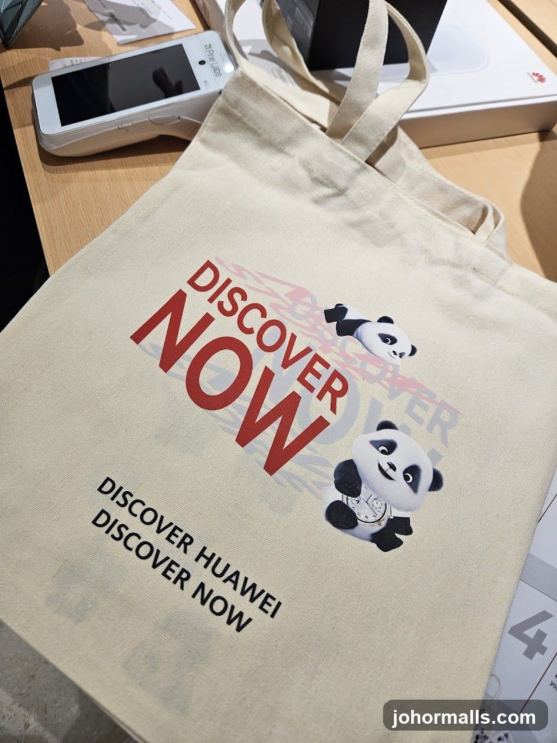 Tote Bag with Huawei Branding