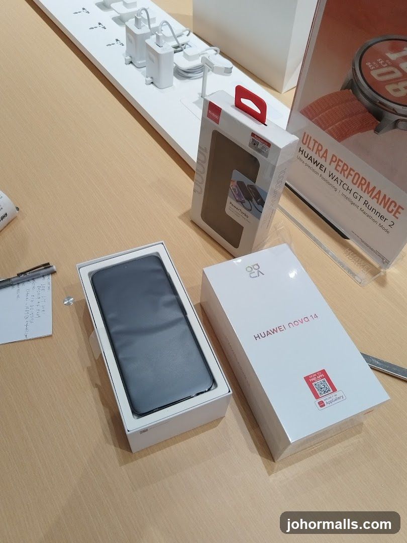 Huawei Nova 14 and Watch GT Runner 2 Display