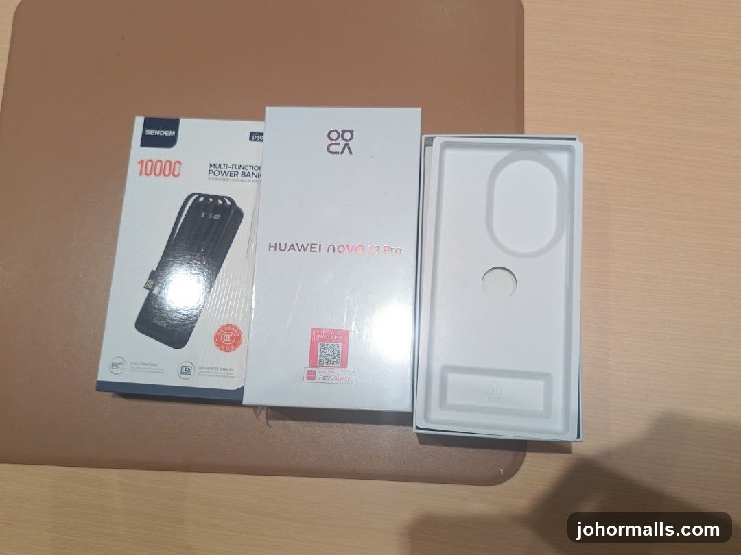 Huawei Nova 3 Pro and Power Bank