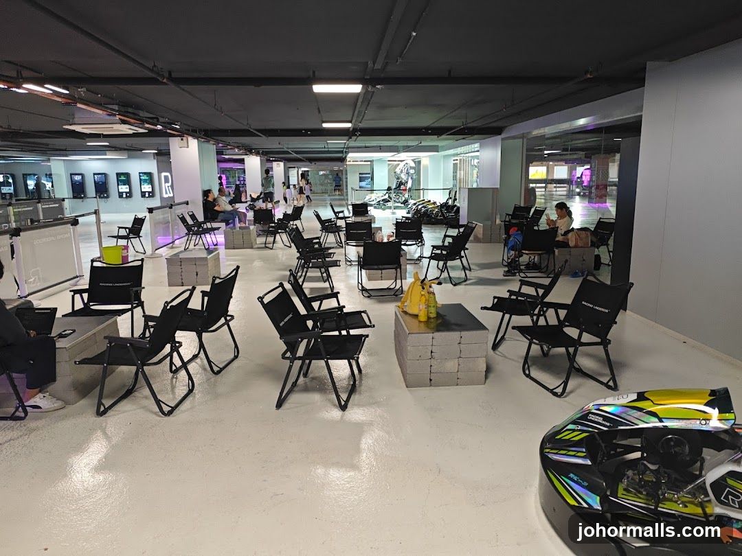 Indoor Go-Karting Waiting Area