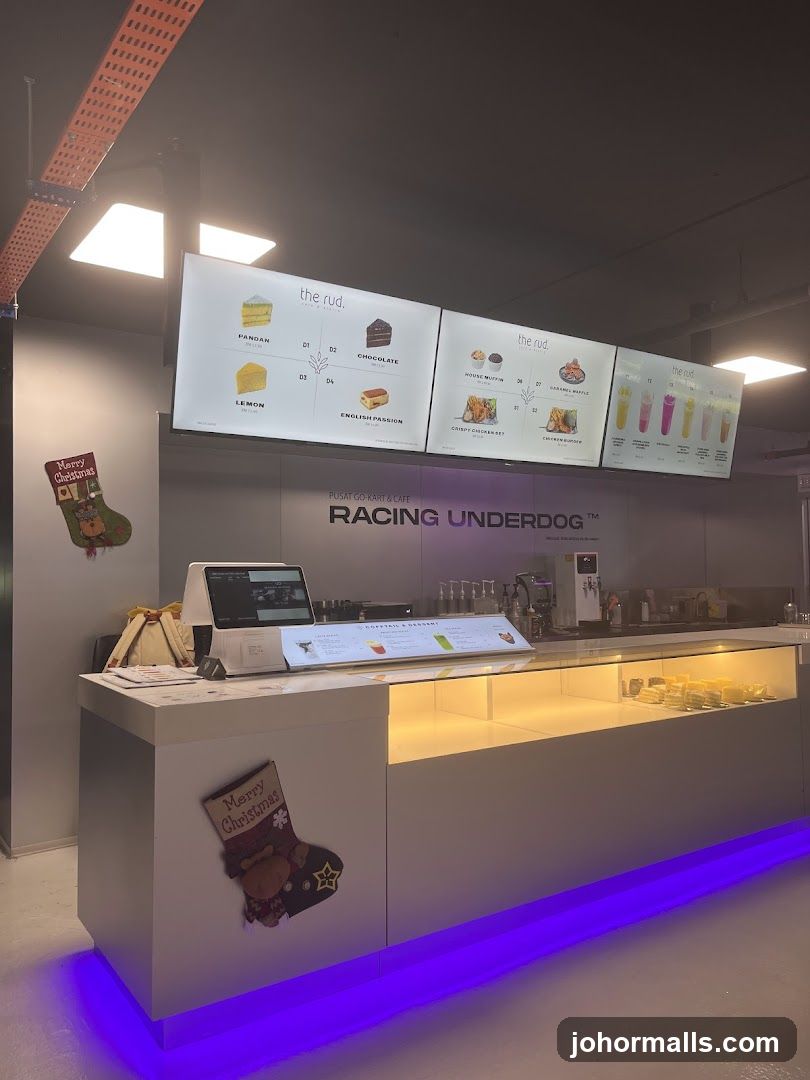 Cafe Counter with Menu Boards