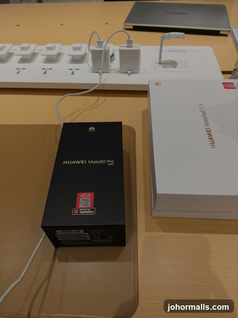 Huawei Products on Display