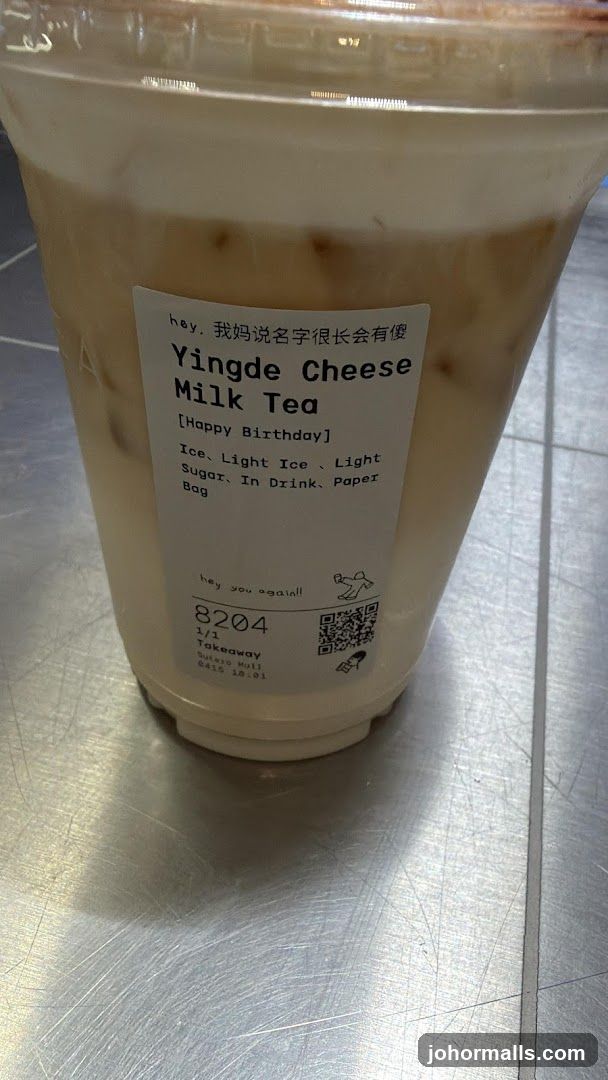 Yingde Cheese Milk Tea