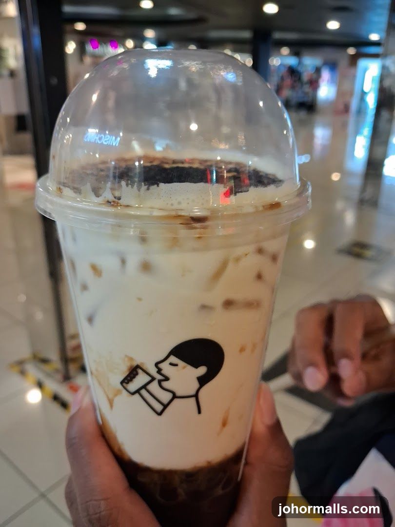 Drink with logo