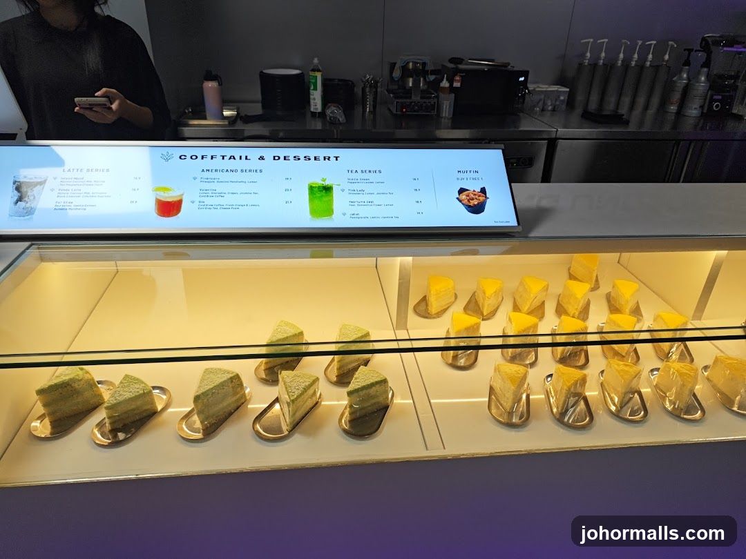 Dessert Display and Menu