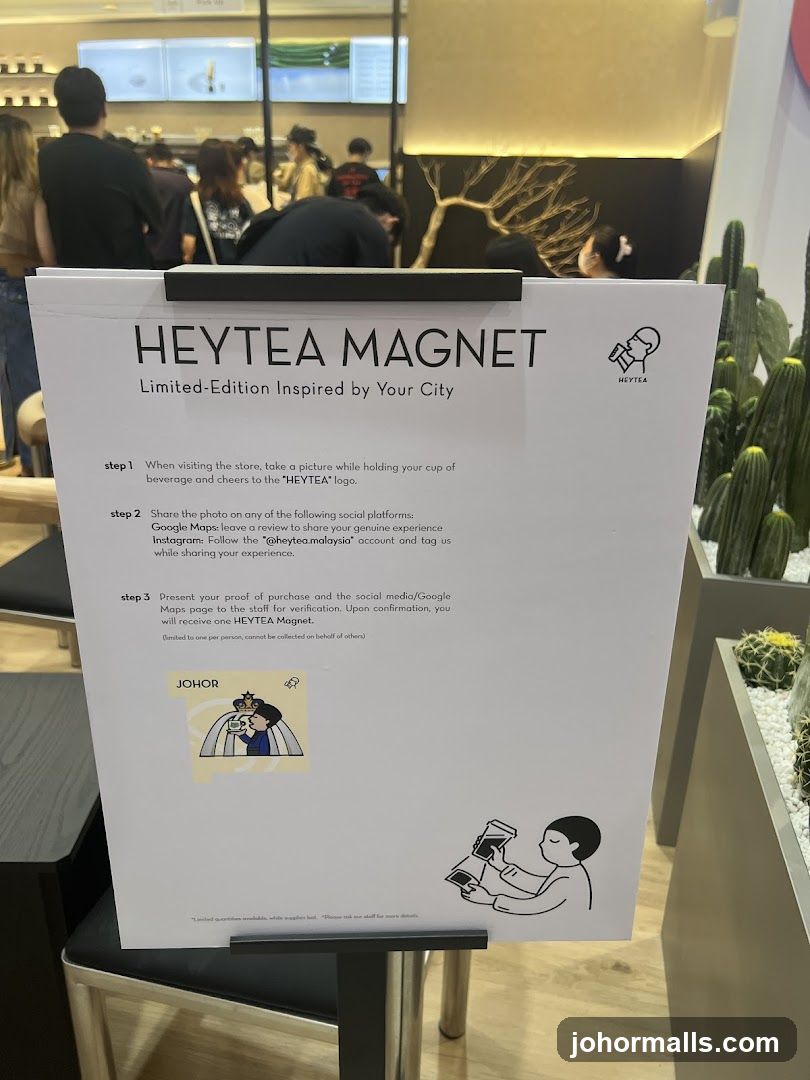 HEYTEA Magnet Promotion
