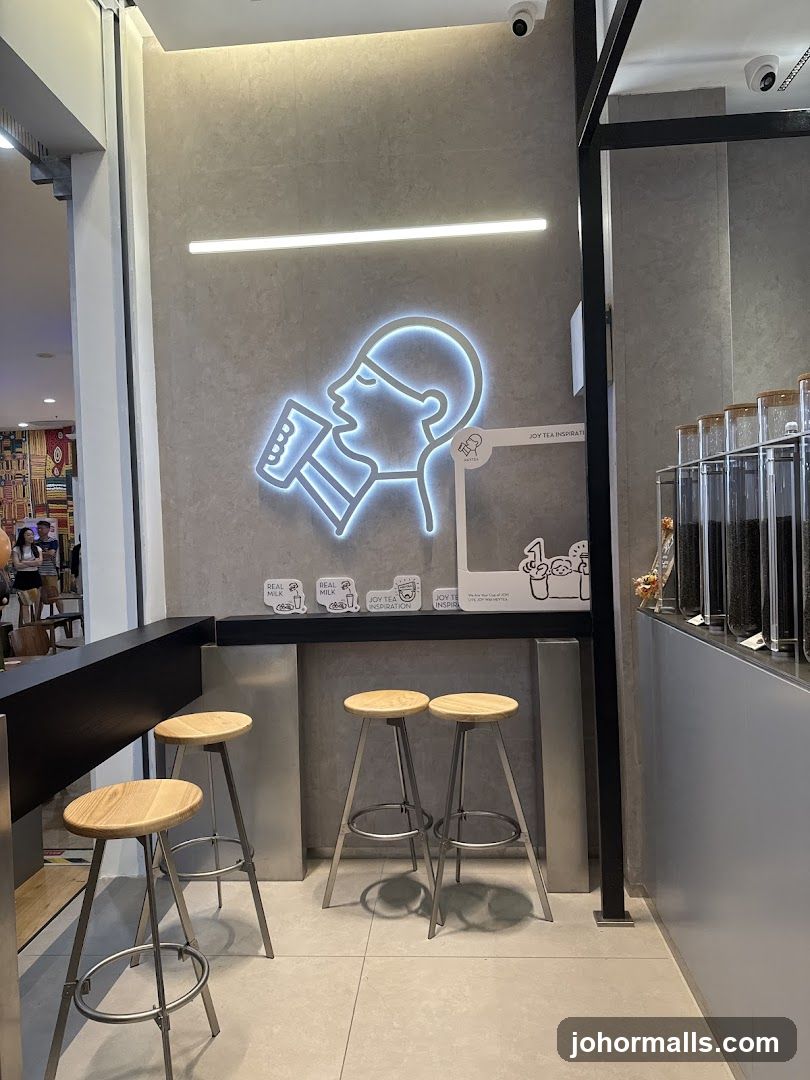 Modern Tea Shop Interior