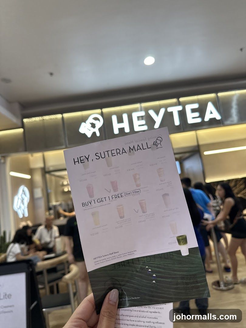 Heytea Buy 1 Get 1 Free Promotion