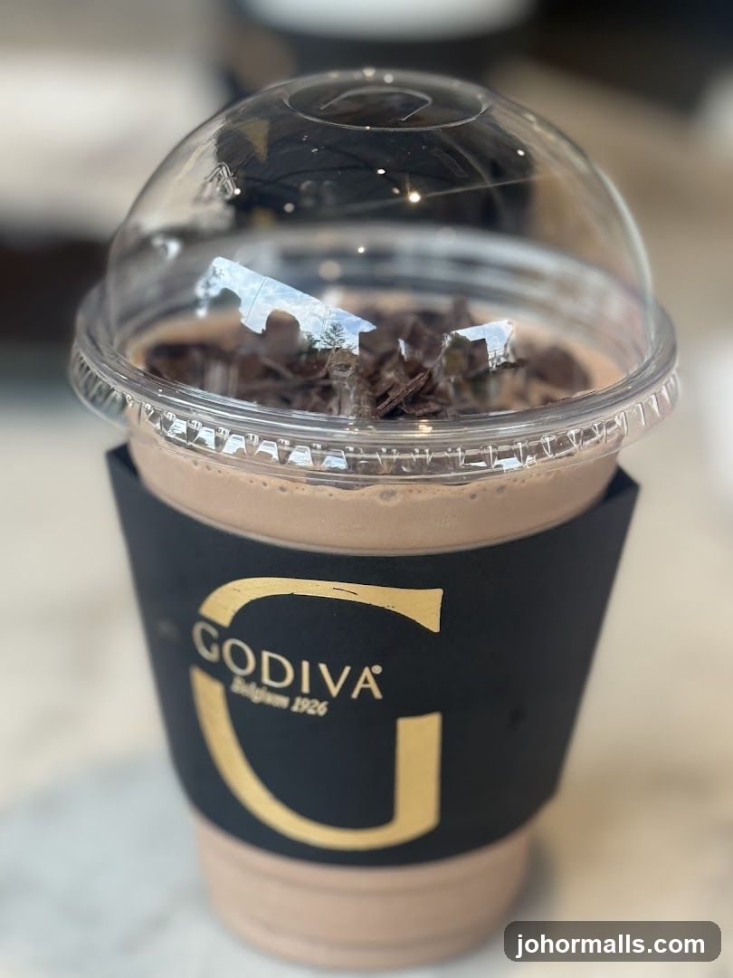 Chocolate Drink with Godiva Sleeve