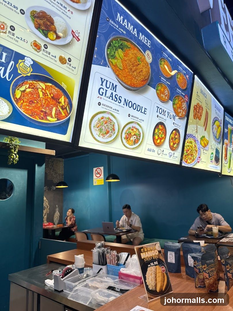 Restaurant Menu Display