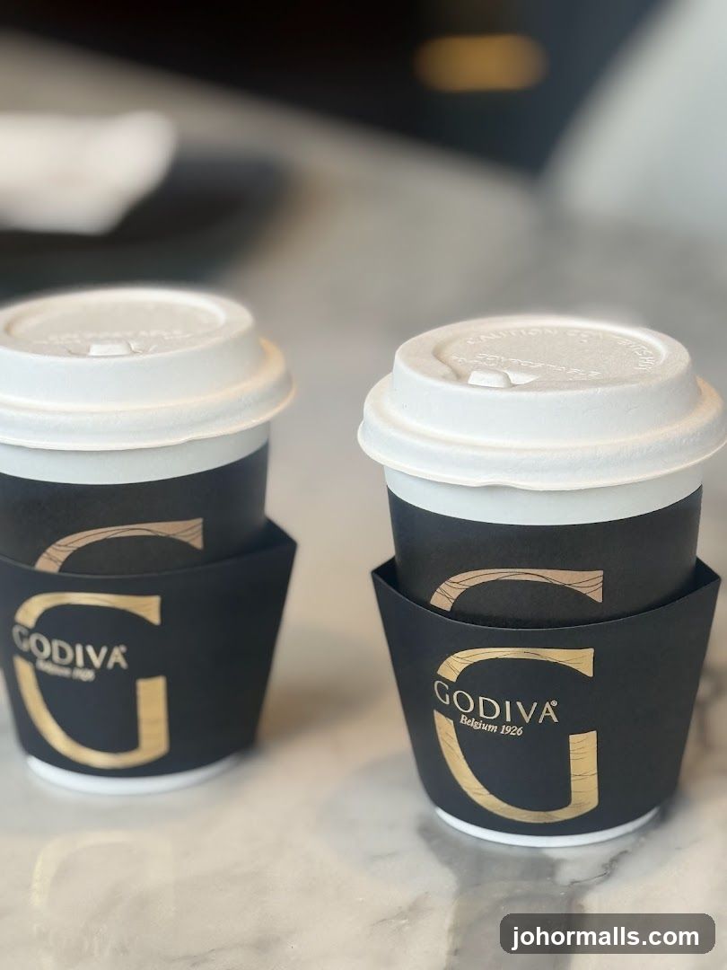 Godiva Coffee Cups