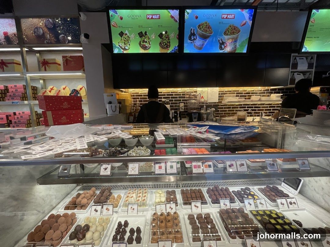 Godiva Chocolate Display