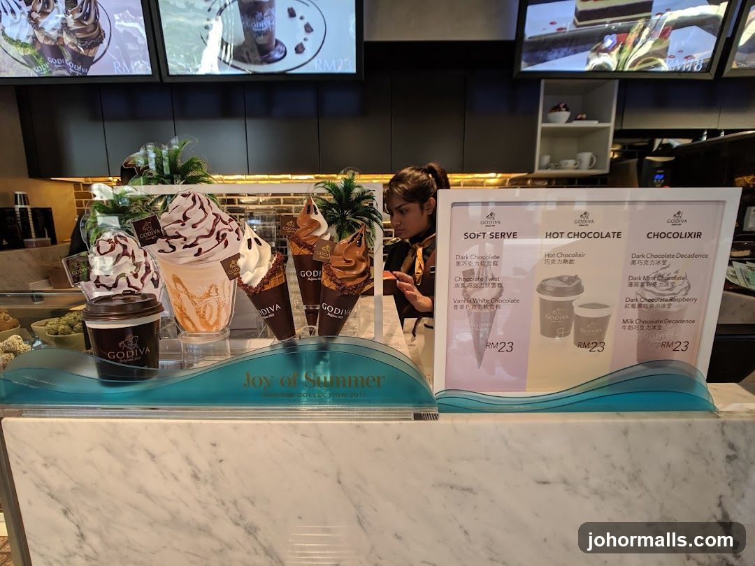 Godiva Menu