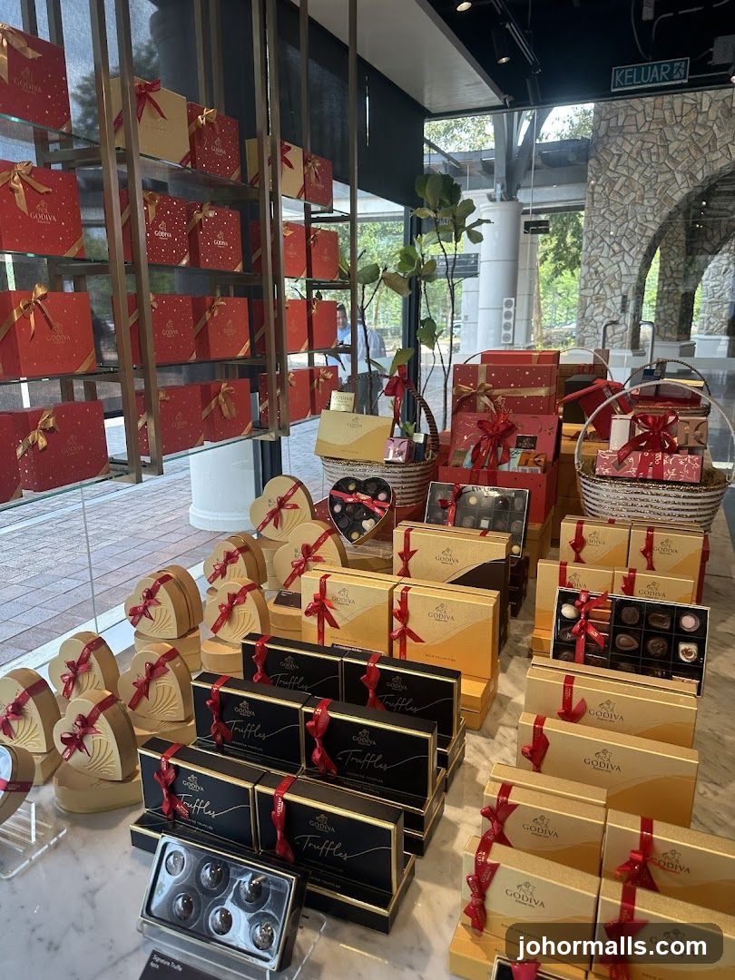 Godiva Chocolate Display