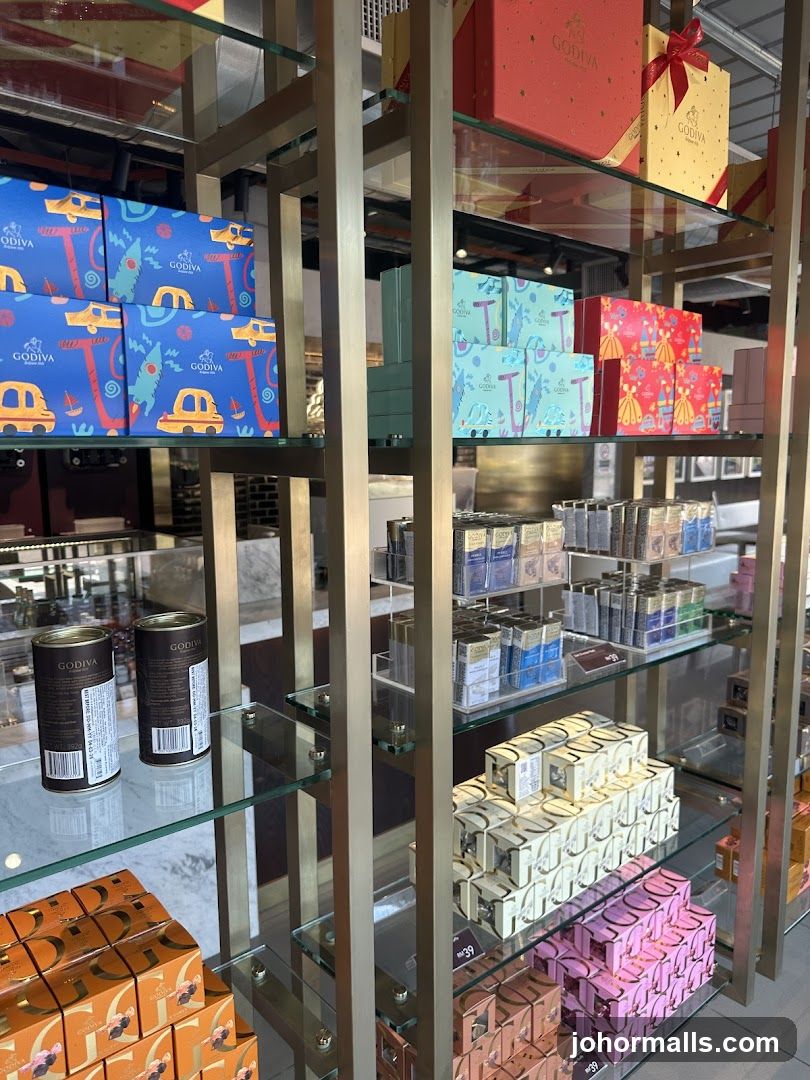 Godiva Chocolates Display