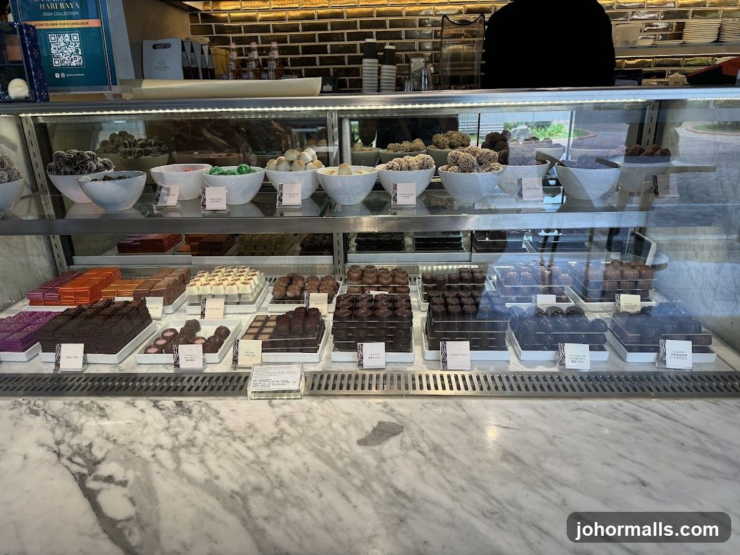 Display Case of Chocolates
