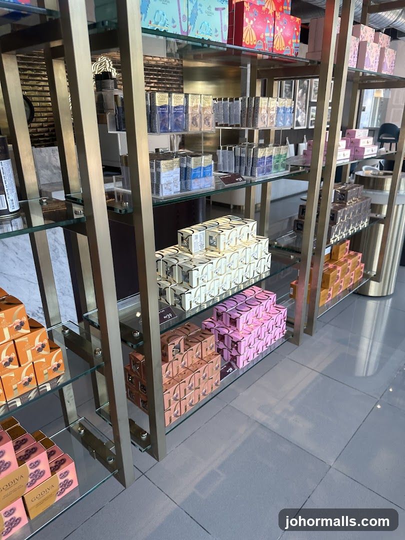 Godiva Chocolate Display