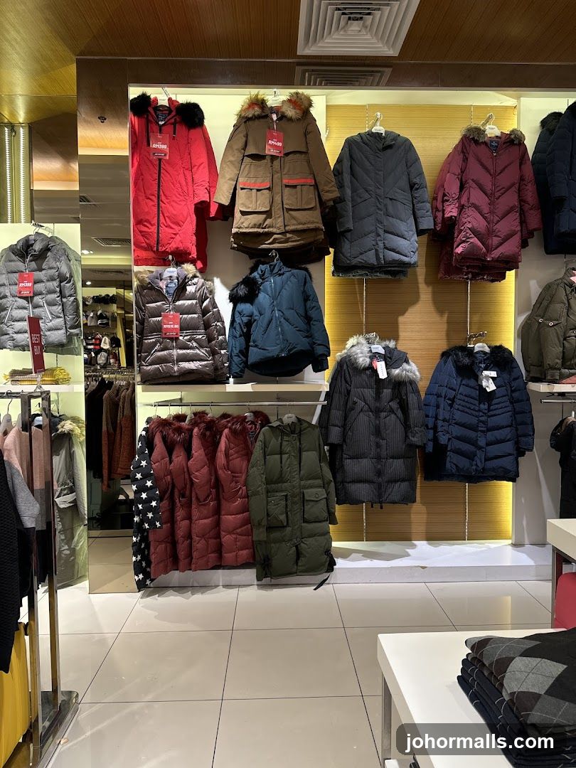 Winter Coats Display