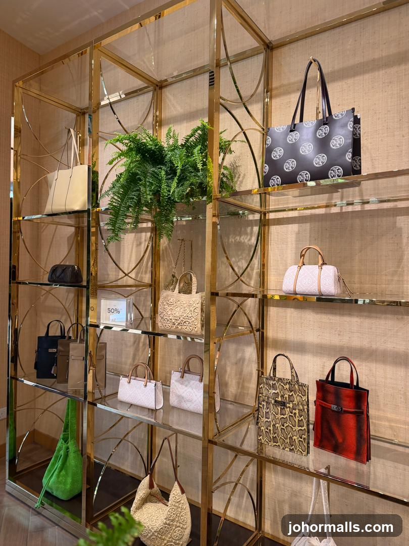 Handbags on Display