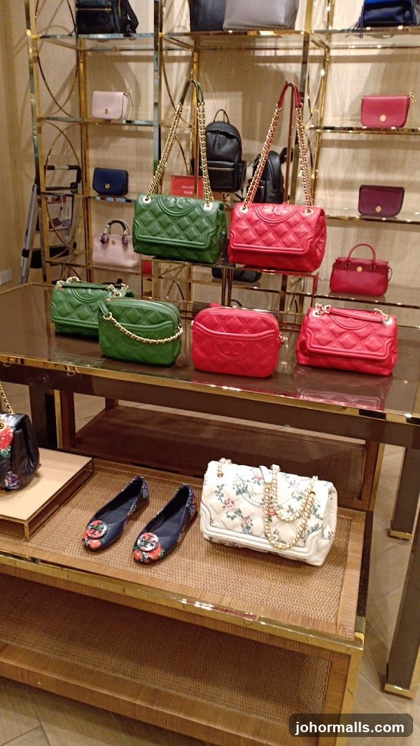 Handbags and Shoes Display
