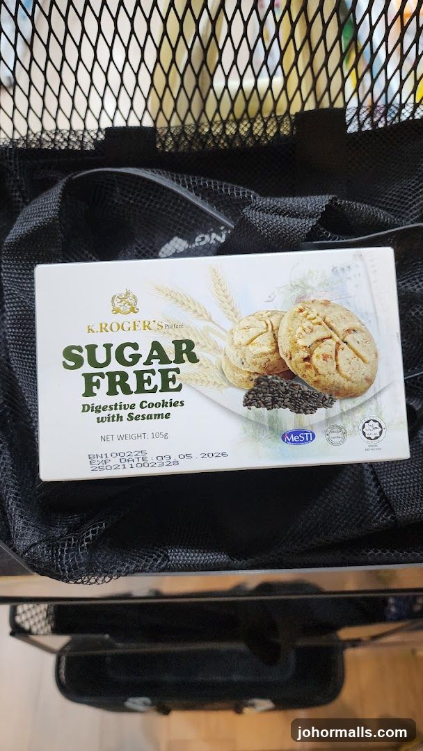 Sugar Free Digestive Cookies with Sesame